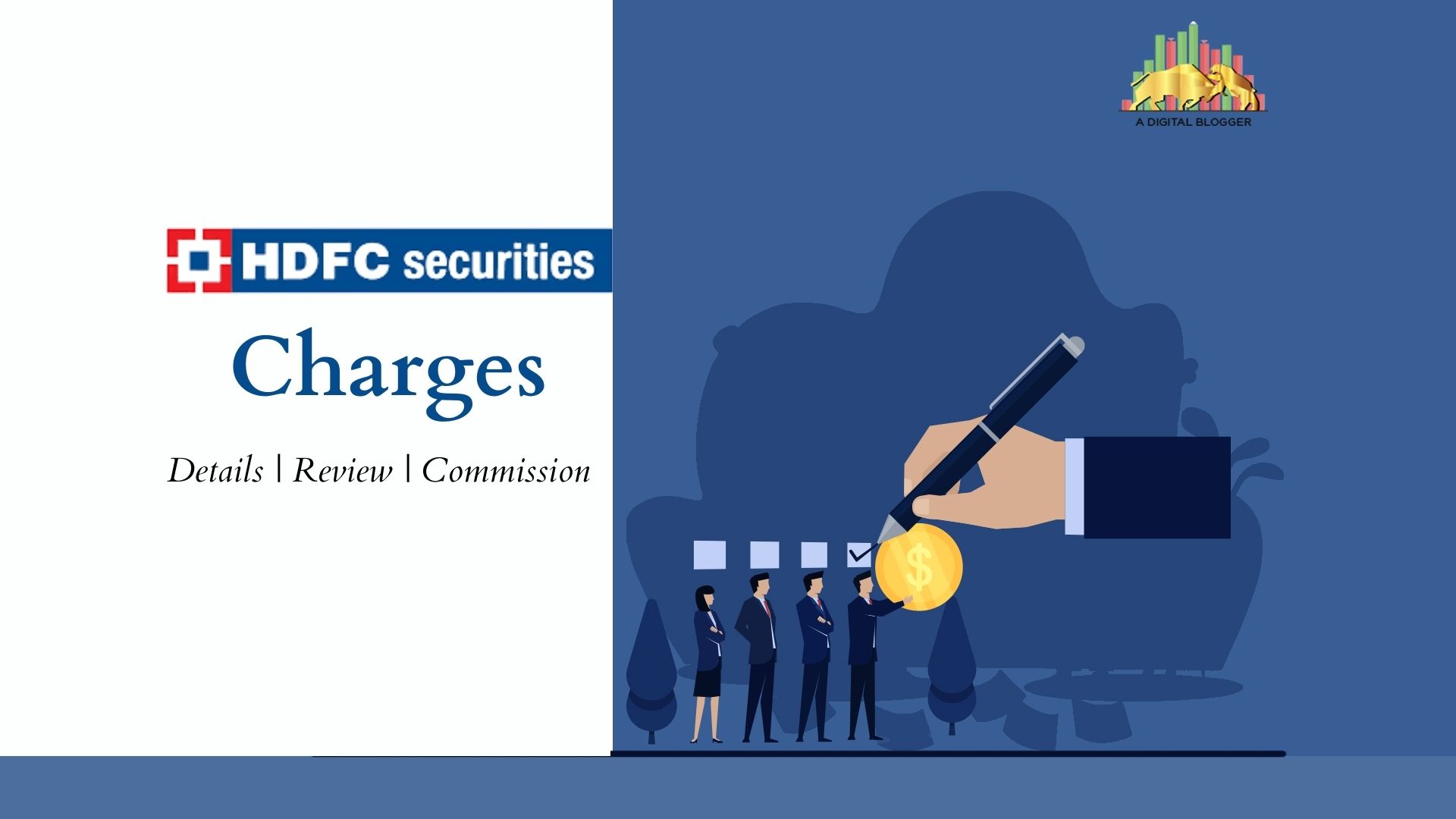 HDFC Securities Charges List, All Commissions, Examples