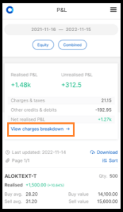 How To Check Brokerage Charges In Zerodha | App, Account